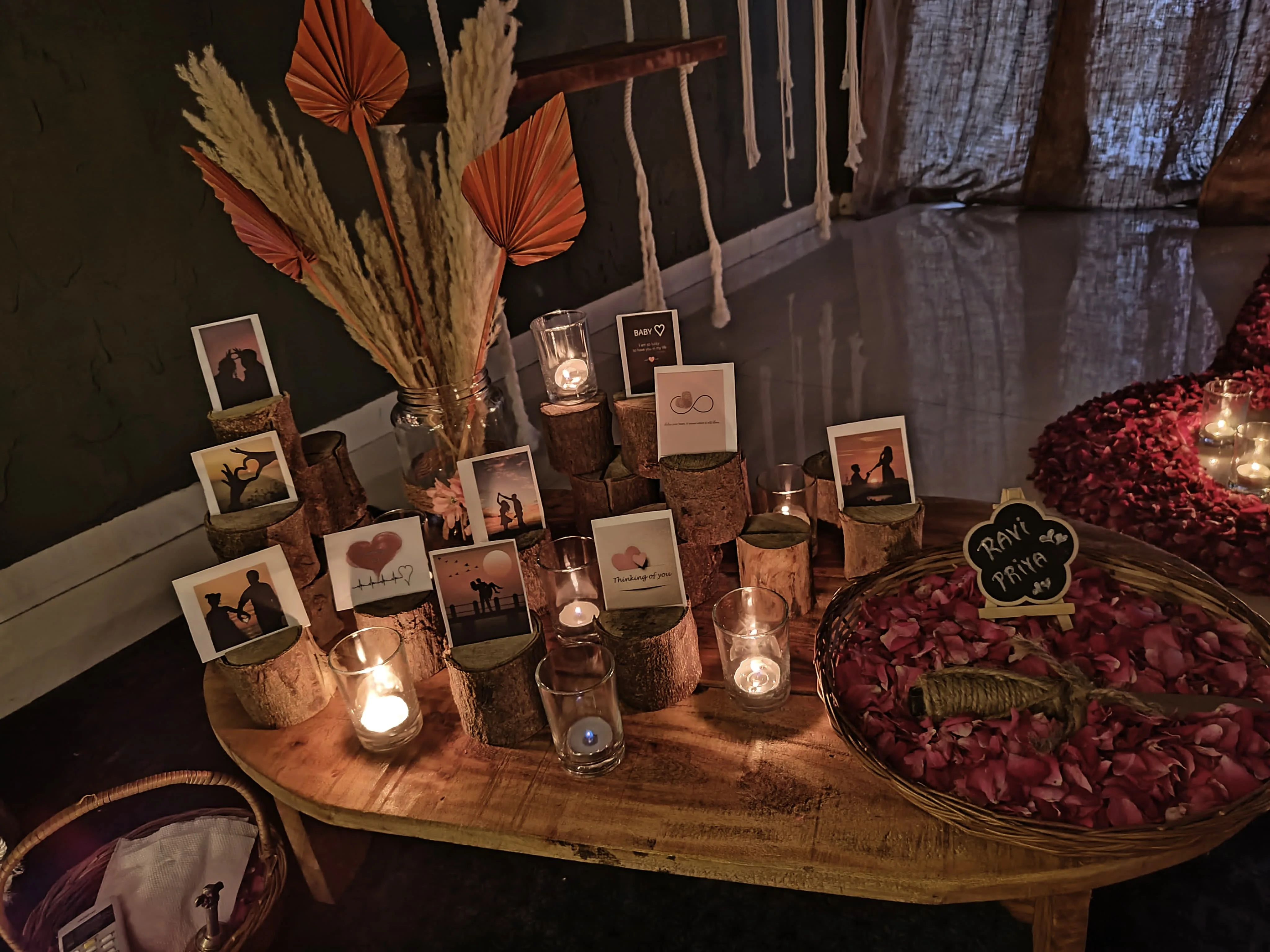 Night romantic setup Surat