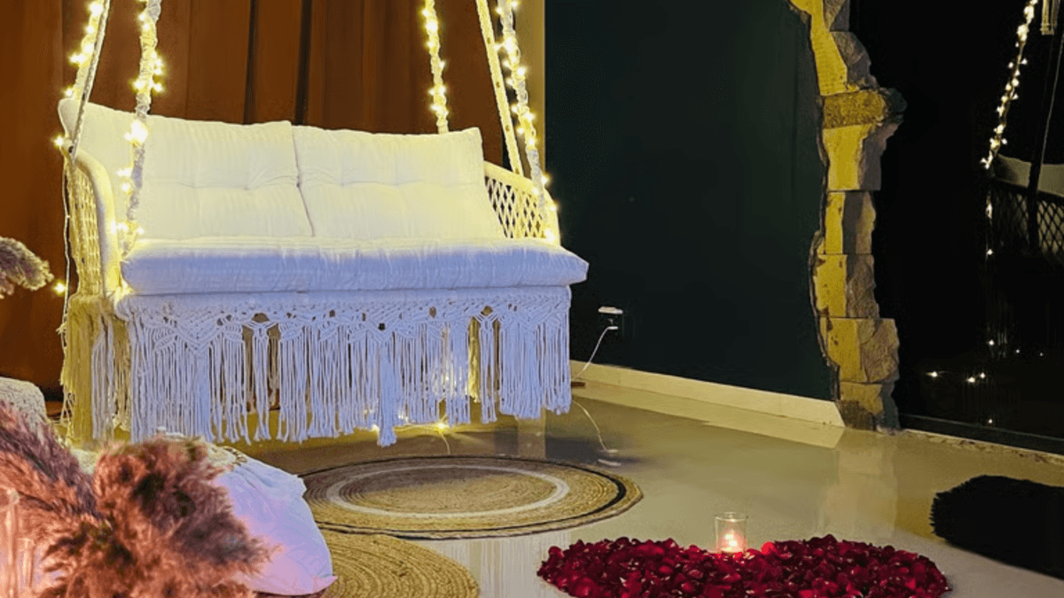 Romantic Birthday Surprise Setup at HIVY - Birthday Surprise Planners Surat